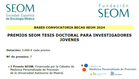 III Premios SEOM Tesis doctoral para investigadores jóvenes