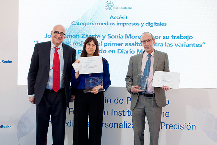 José Ramón Zárate y Sonia Moreno - Accésit en Medios Impresos y digitales