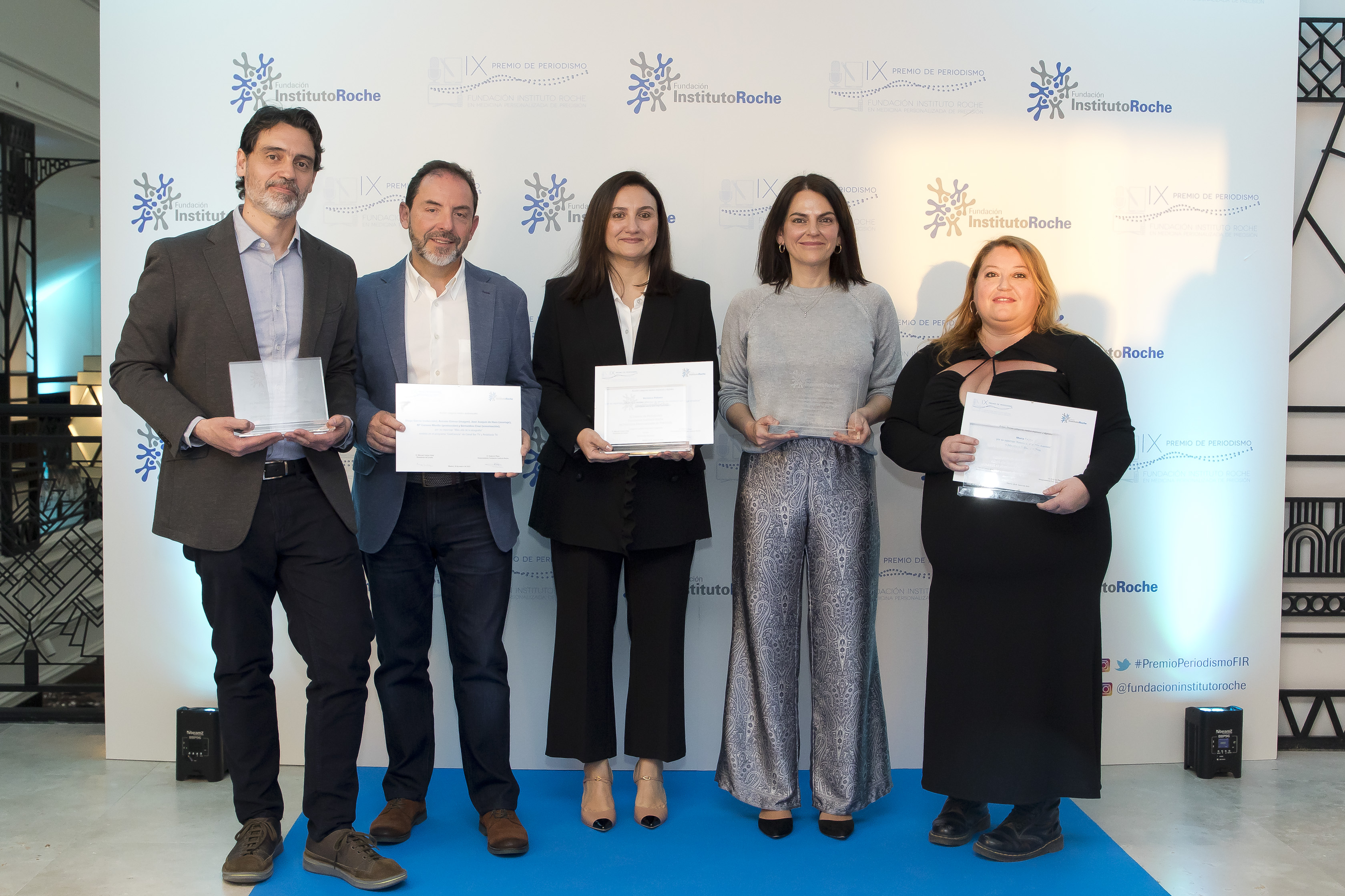 Ganadores del premio de periodismo IX edición