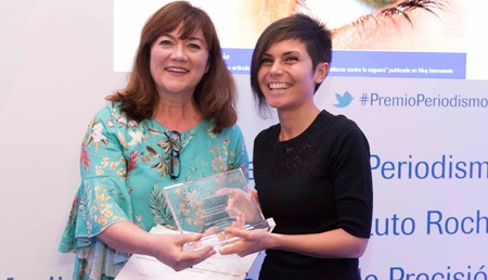 Coral Larrosa y Esther Paniagua - Primer premio Medios impresos y digitales