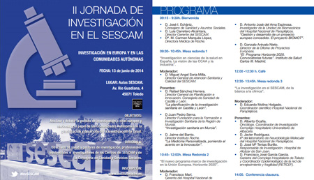 II Jornada de investigación en el Sescam