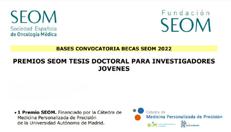 Premios SEOM tesis doctoral para investigadores jóvenes